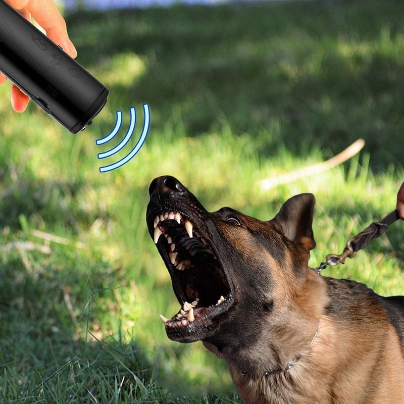Handheld Ultrasonic Dog Repeller with LED Light Pet Stop Bark Repellent Control Trainer Chaser Dog Training Anti Barking Device image 11