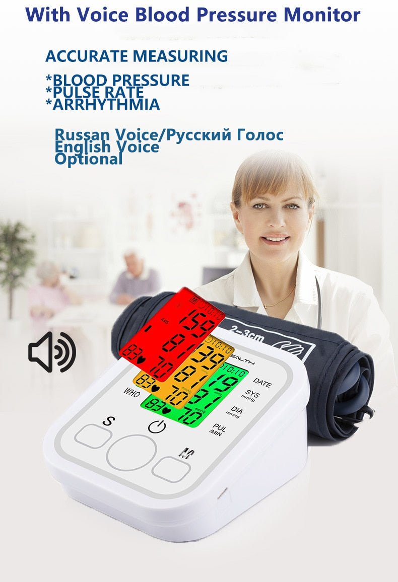 Saint Health Automatic Upper Arm Blood Pressure Monitor – Accurate Sphygmomanometer for Arterial Pressure Measurement image 6