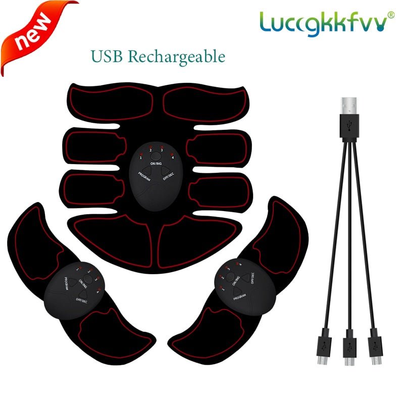 EMS Wireless Muscle Stimulator – Hip Trainer, Abdominal ABS Fitness Slimming Massager & Buttock Toner - MS5 image