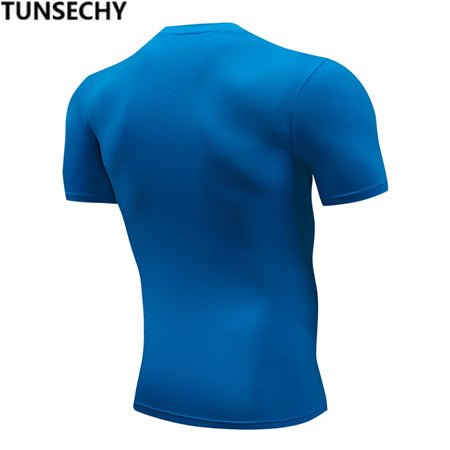 Men's Short Sleeve Compression T-shirts image 45