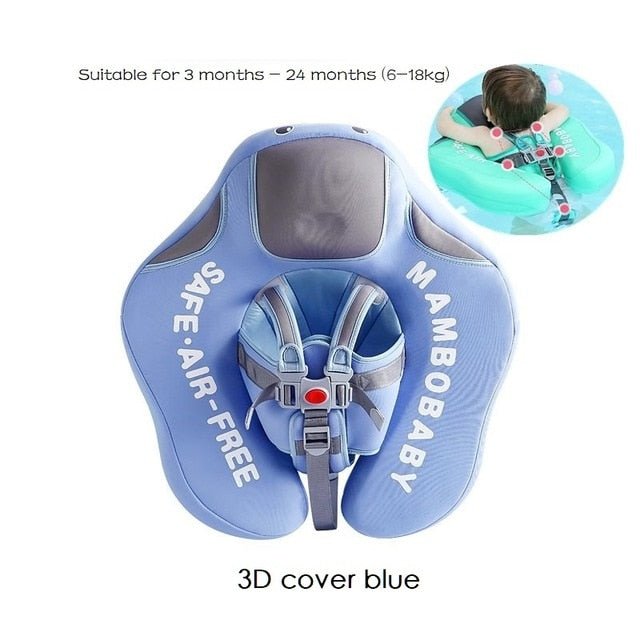 Solid Non-inflatable Baby Swimming Ring Float Swim Trainer Sunshade image 21