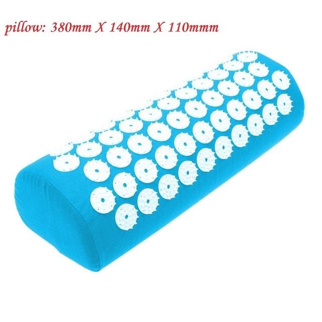 Acupressure Massage Yoga Mat with Pillow – Relaxation, Pain Relief, and Stress Reduction Set image 46