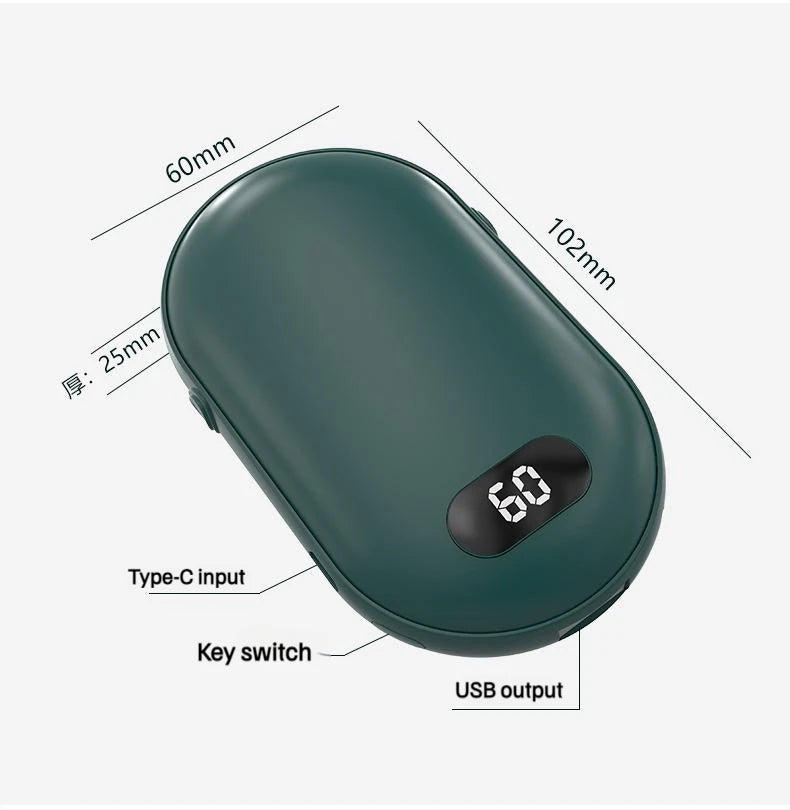 Compact Hand Warmer & Power Bank ‚Äì 2-in-1 USB Rechargeable Winter Essential image 28
