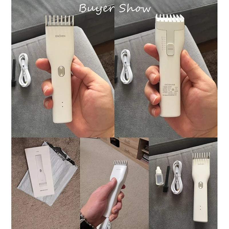 ENCHEN Boost USB Electric Hair Clippers ‚Äì Cordless, Rechargeable Hair Trimmer for Men, Adults, and Kids image 4