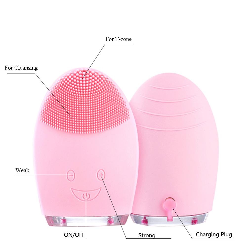 Mini Electric Facial Cleansing Massage Brush image 2