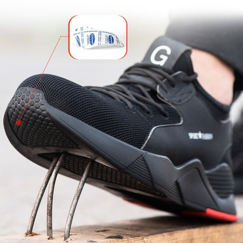 Indestructible Work Safety Breathable Outdoor Casual Anti-smashing and Piercing Sneaker Shoe Boot image 14