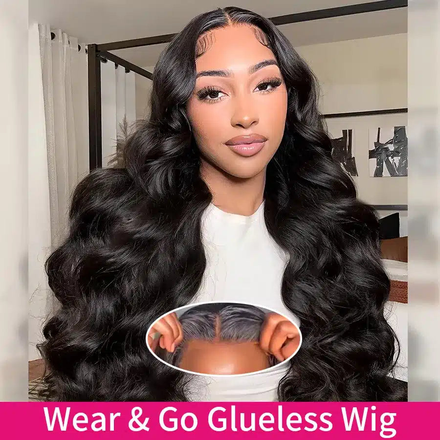 Wear & Go Glueless Brazilian Body Wave 13x6 HD Lace Wig ‚Äì Pre-Plucked, Ready-to-Wear Human Hair for Effortless Style image 6