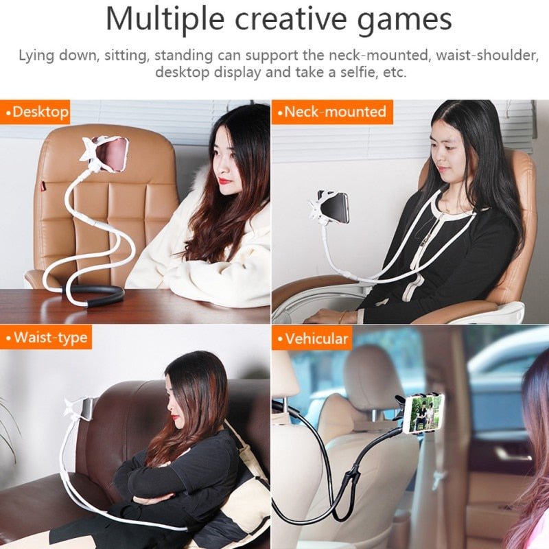 Mobile Phone Holder Hanging Necklace Bracket | 360 Degree Phone Holder Stand image 15