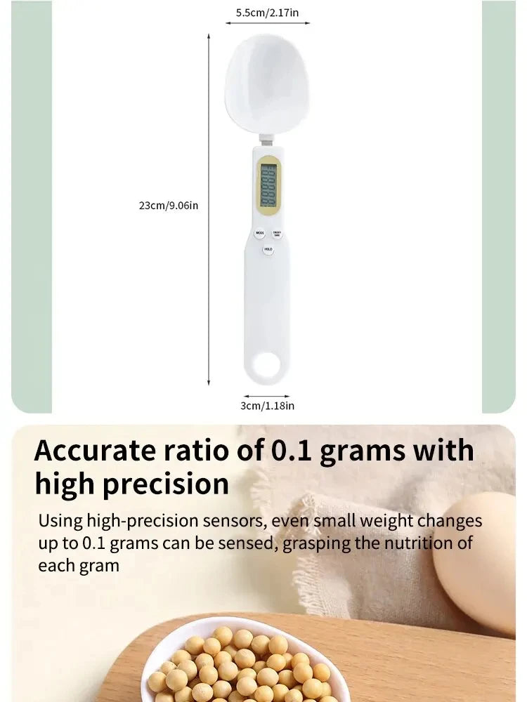 500g Electronic Kitchen Scale with LCD Display ‚Äì Digital Coffee Scoop for Weighing Dog Food, Milk Powder, & Baking image 8