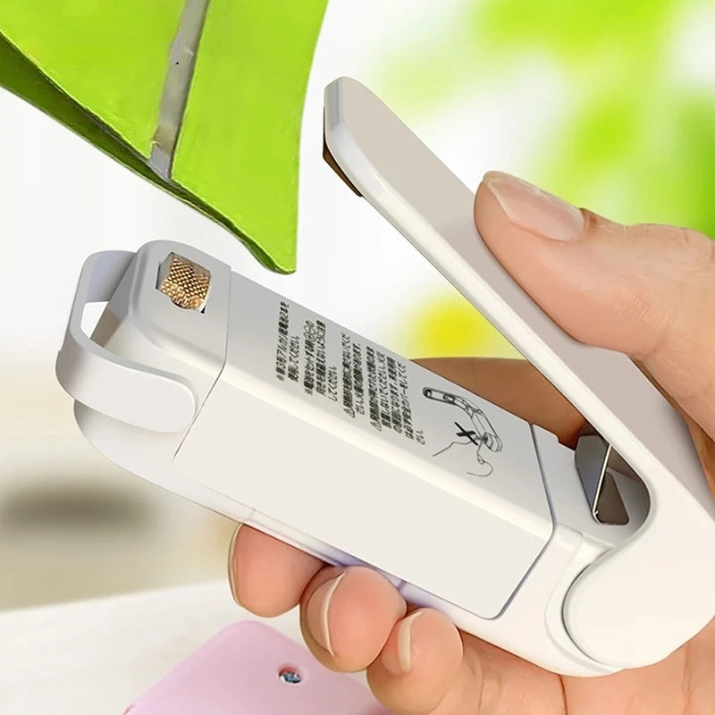 Mini Heat Bag Sealing Machine ‚Äì Portable Thermal Sealer for Plastic Food Packaging image 0