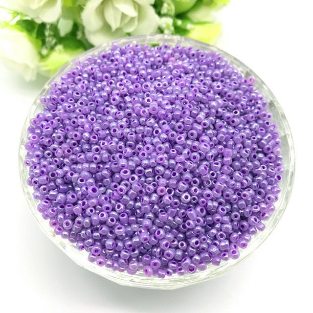 1000pc Czech Glass Seed Beads Accessories for Bracelet and Necklace Jewelry Making - 48 image