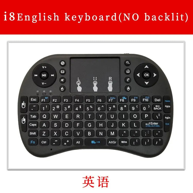 I8 Mini Wireless Keyboard 2.4G Air Mouse Remote Touchpad Use Dry Battery for Android TV Box PC Wireless Keyboard image 6