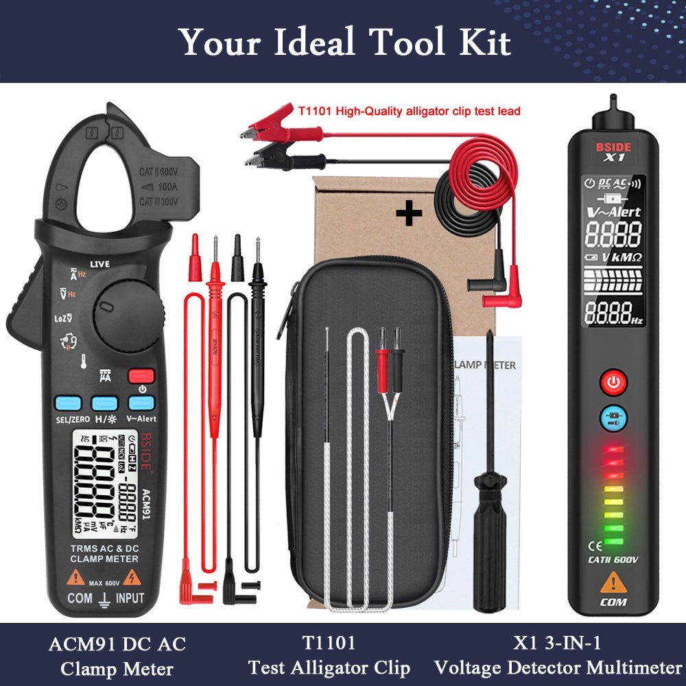 High-Precision Digital Clamp Meter – T-RMS Multimeter for DC/AC, Voltage, Temp, and More image 34