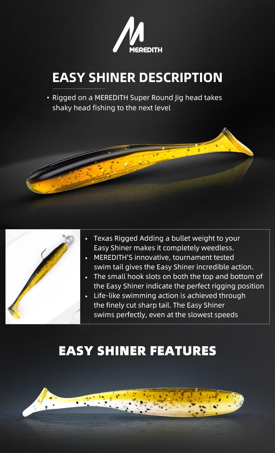 Meredith Easy Shiner Fishing Lures image 2