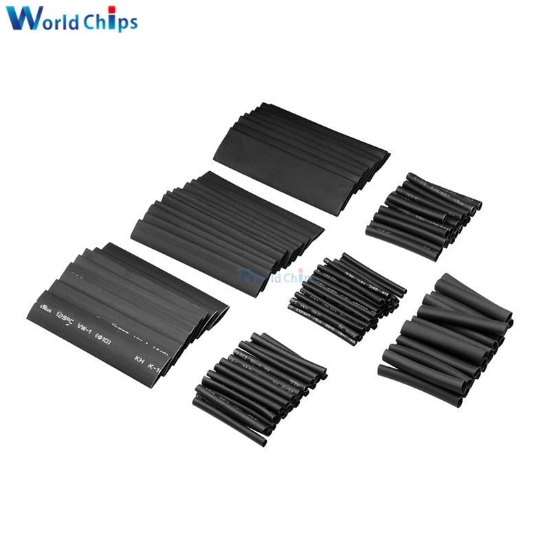 Polyolefin Heat Shrink Tubing Cable Sleeves Wrap | Heat Shrink Tubing Wire Wrap Cable Sleeve Assortment Electric Insulation Tube image 9