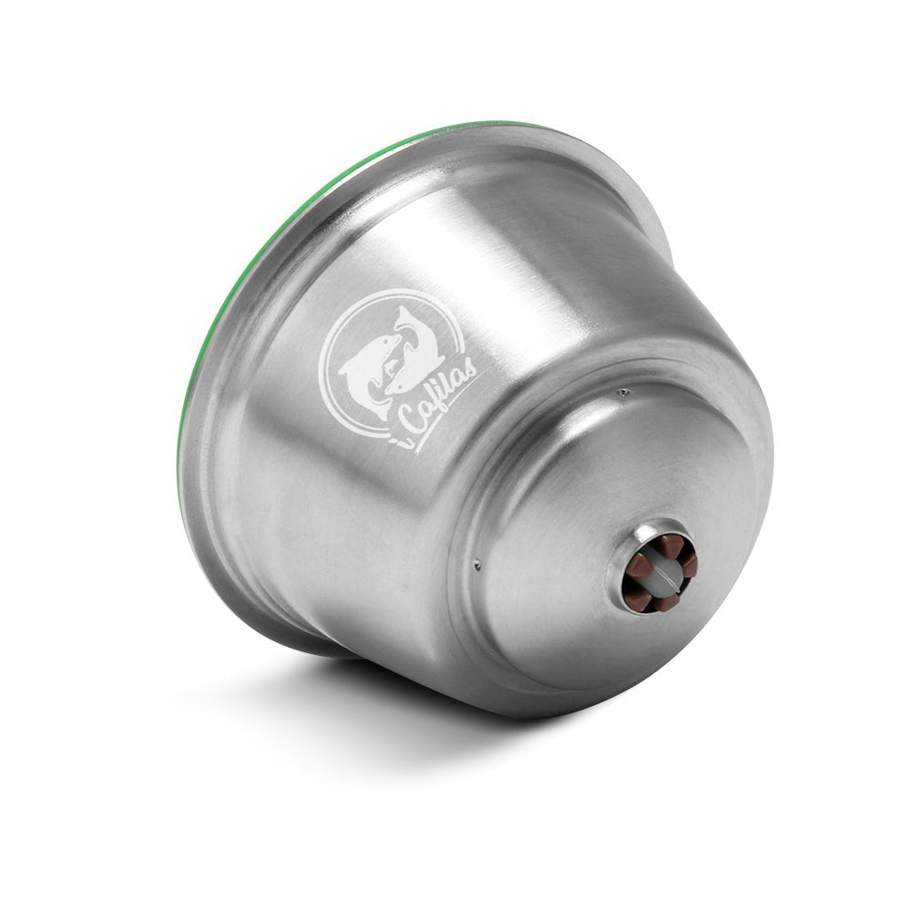 STAINLESS STEEL Metal Reusable Dolce Gusto Capsule Compatible with Nescafe Coffee Machine Refillable Dolci Filter Dripper Tamper image 2