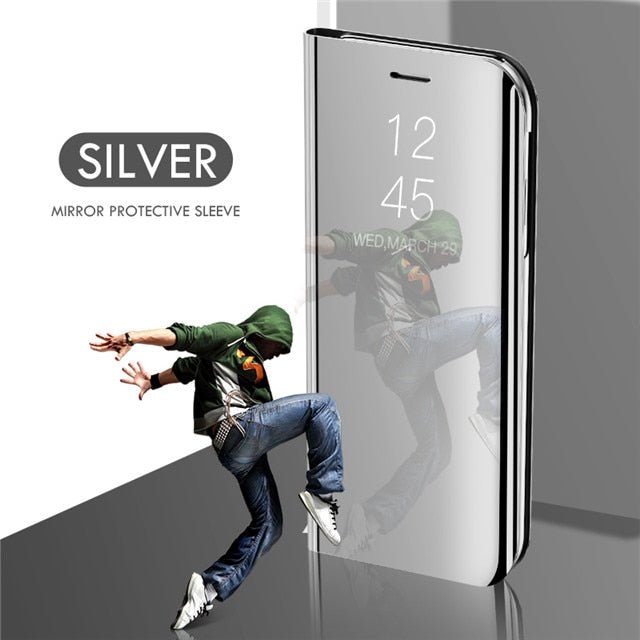 Smart Mirror Flip Case For Samsung Galaxy A51 A71 A50 A30 A10 A20 A40 A70 A10s A30s A20e Note 10 8 9 S10 S6 S7 S8 S9 Plus Cover image 17