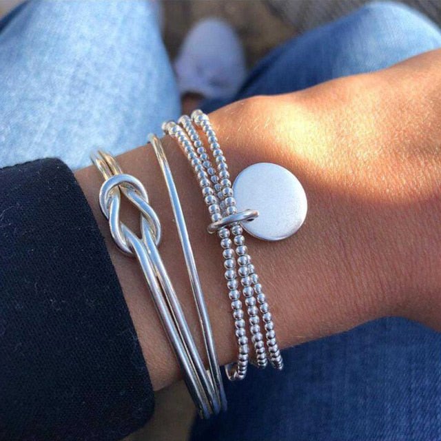 Turtle Heart Pearl Wave LOVE Crystal Marble Charm Bracelets for Women - 4257 image