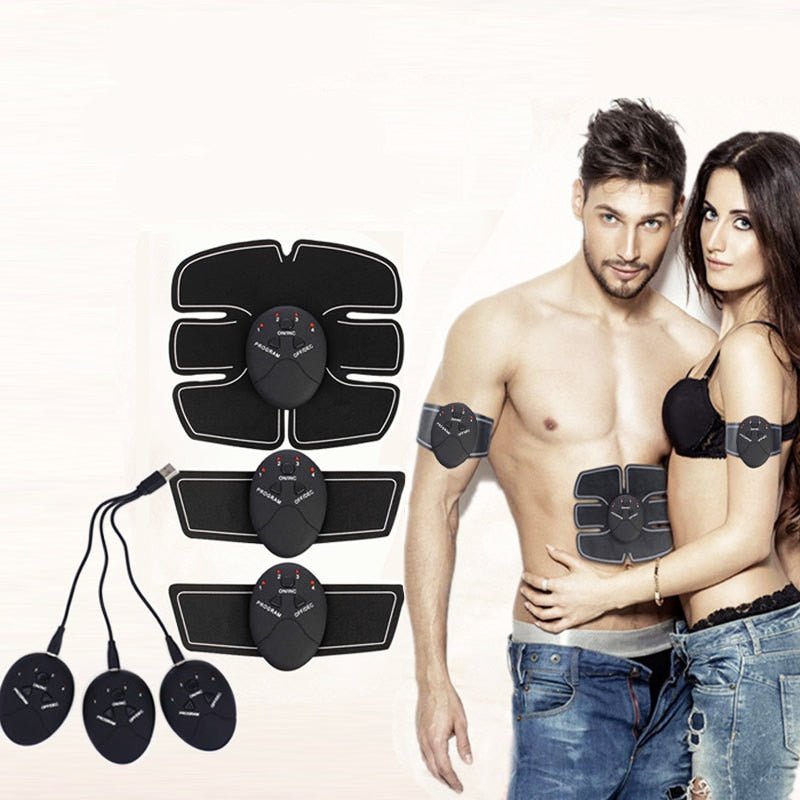 Ems Abdominal Muscle Trainer Abs Trainer Ems Hip Trainer Muscle Stimulator Abs Fitness Butt Waist And Thigh Trainer Men Women image 2