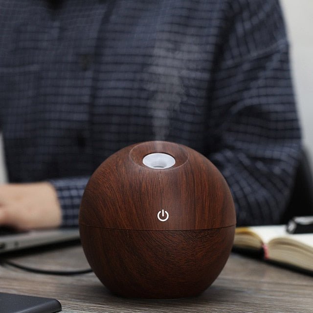 USB Aroma Essential Oil Diffuser Ultrasonic Cool Mist Humidifier Air Purifier image