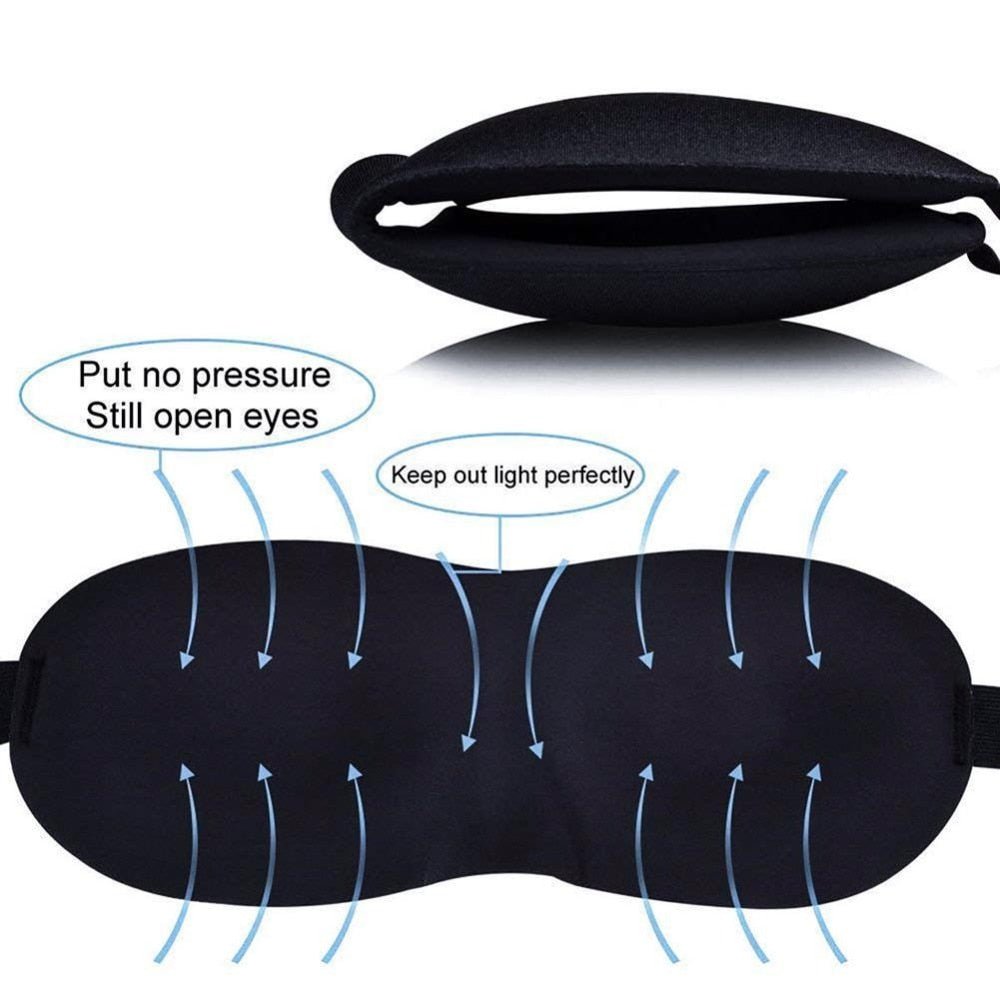 Soft Portable Sleeping Travel Eye Mask image 9
