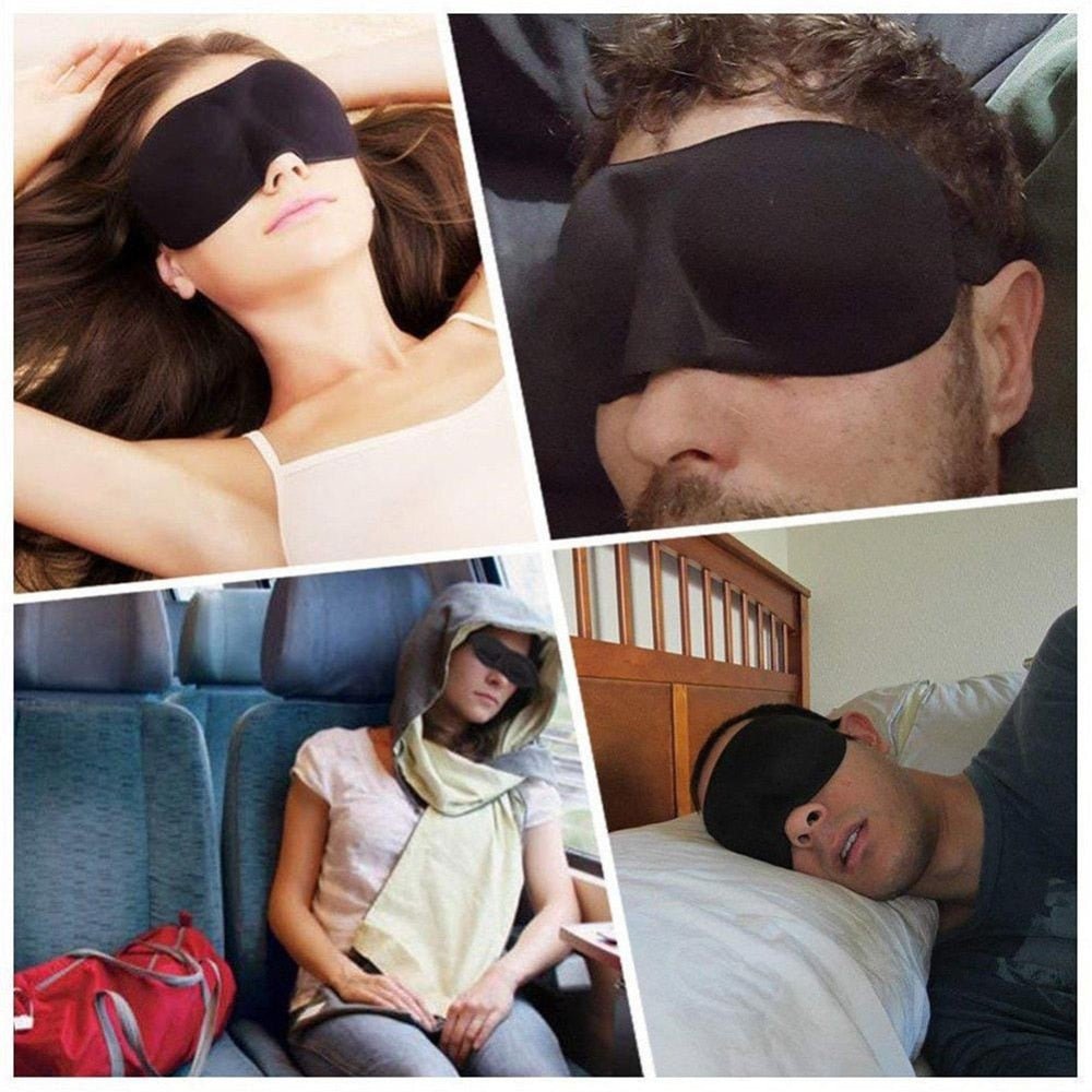 Soft Portable Sleeping Travel Eye Mask image 10