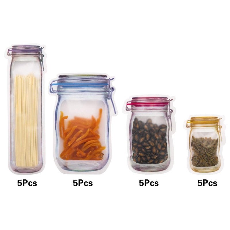 Reusable Mason Jar Bottles Storage Bags image 13