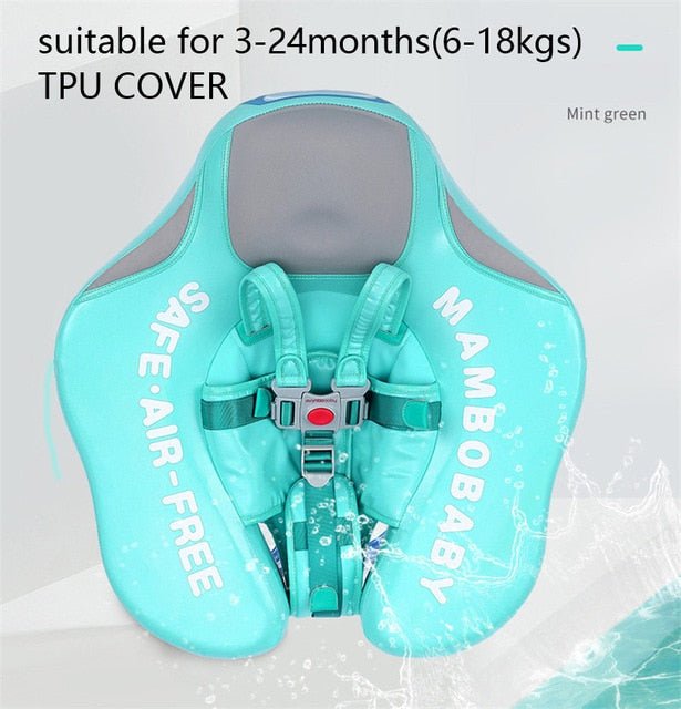 Solid Non-inflatable Baby Swimming Ring Float Swim Trainer Sunshade image 27