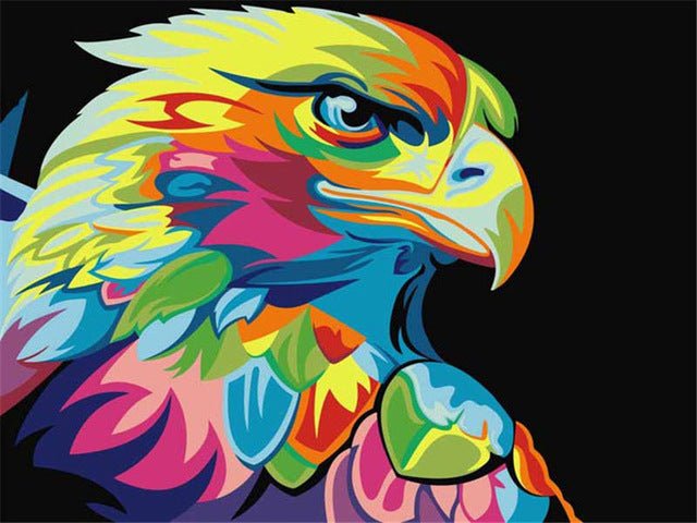 Oil Painting By Numbers Canvas Pictures Set Animals 50x40cm - SZGD621, 50X40cm No Frame image