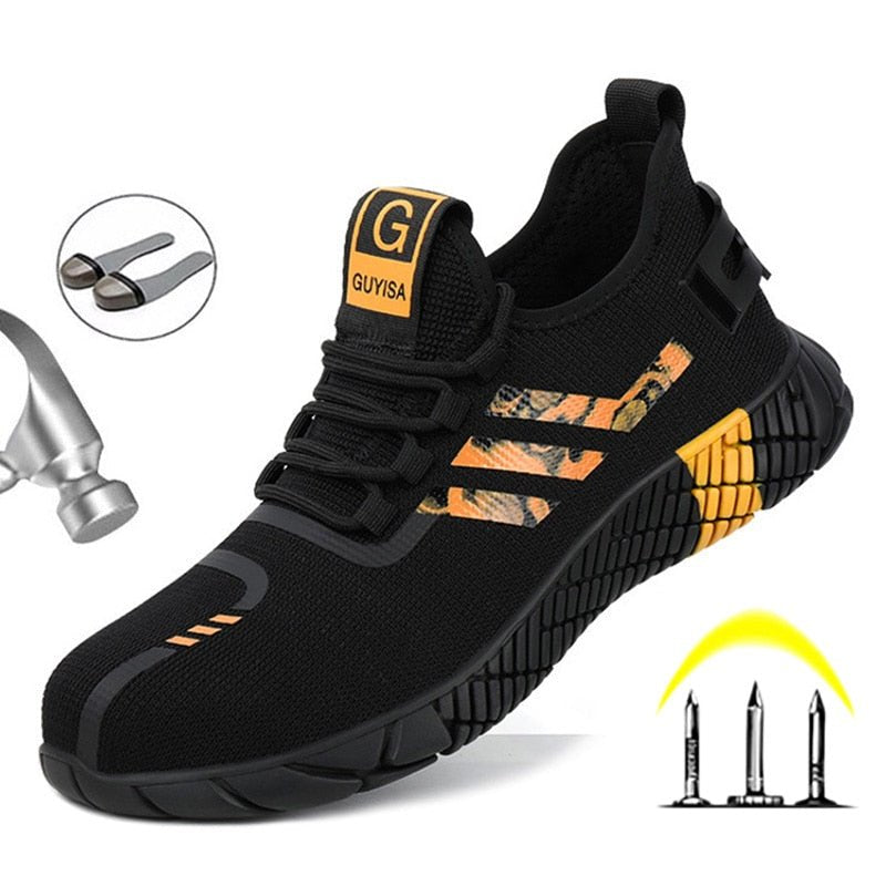 Indestructible Work Safety Breathable Outdoor Casual Anti-smashing and Piercing Sneaker Shoe Boot image 0
