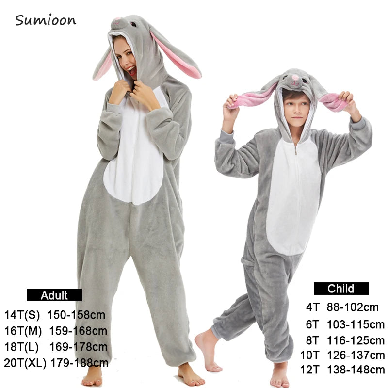 Kigurumi Unicorn Pajamas ‚Äì Kids‚Äô Animal Onesies for Boys & Girls, Warm Winter Homewear image 32
