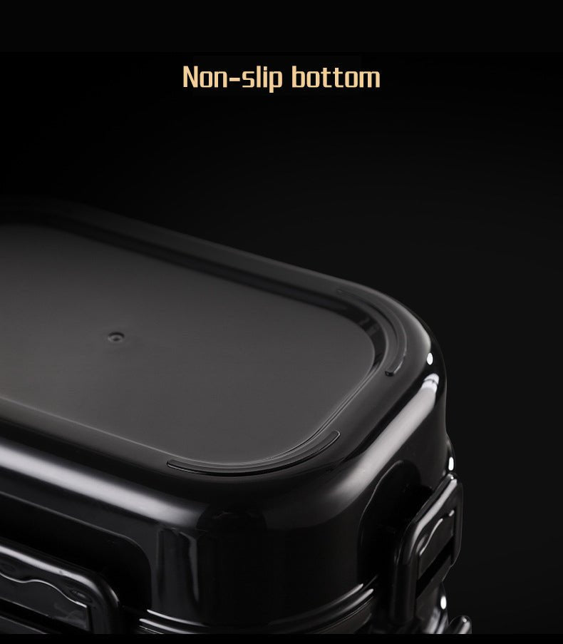 Lunch Box For Men Stainless Steel Bento Box Japanese Style Office Worker Portable Lunchbox Student Style Microwave Tableware image 9