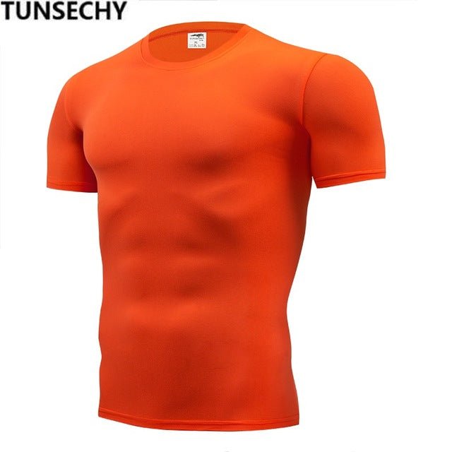 Men's Short Sleeve Compression T-shirts image 44