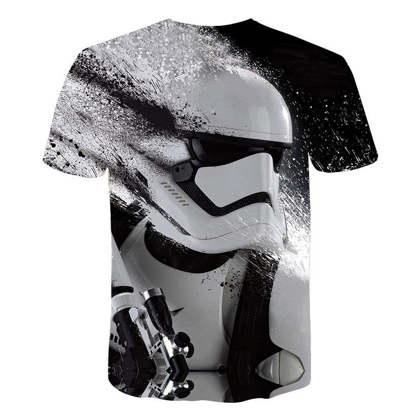 New Novelty 3D Printed Kids Compression Tee-shirt image 24