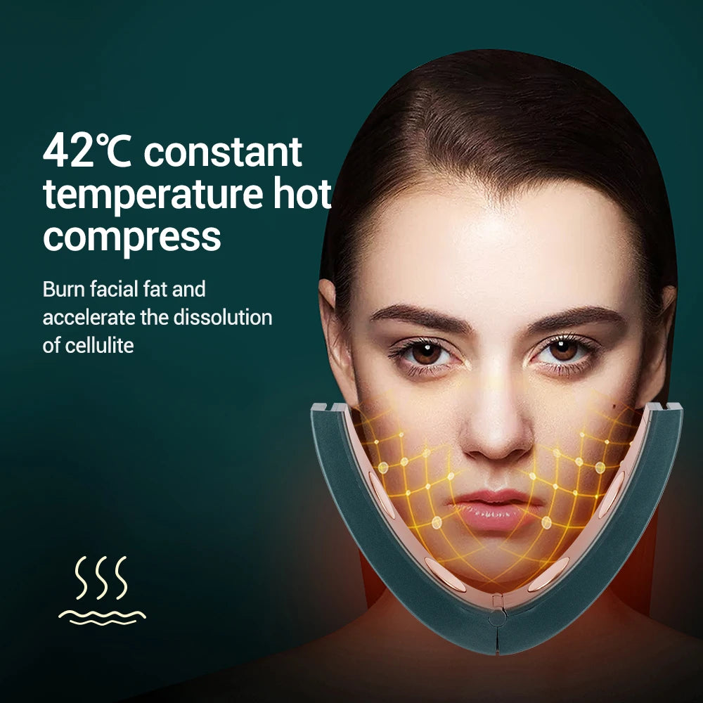 Electric V-face Device Micro-current Face Shaping Machine Face Lifting and Firming Artifact Intelligent Facial Massager