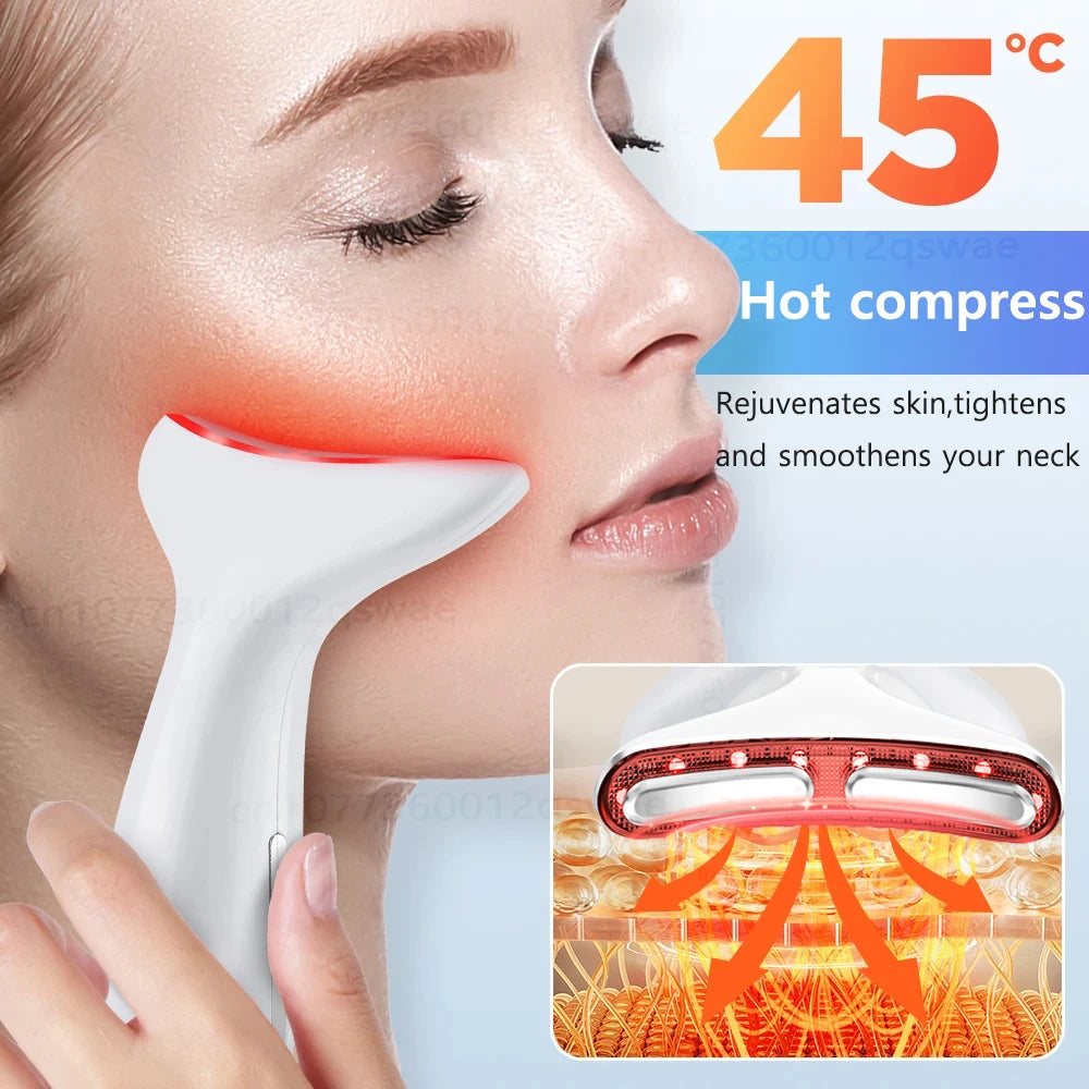 Face Lift EMS Microcurrent Neck Lift Device Slim Massager Facial Lifting Tightening Face Wrinkle Remover Facial Massager