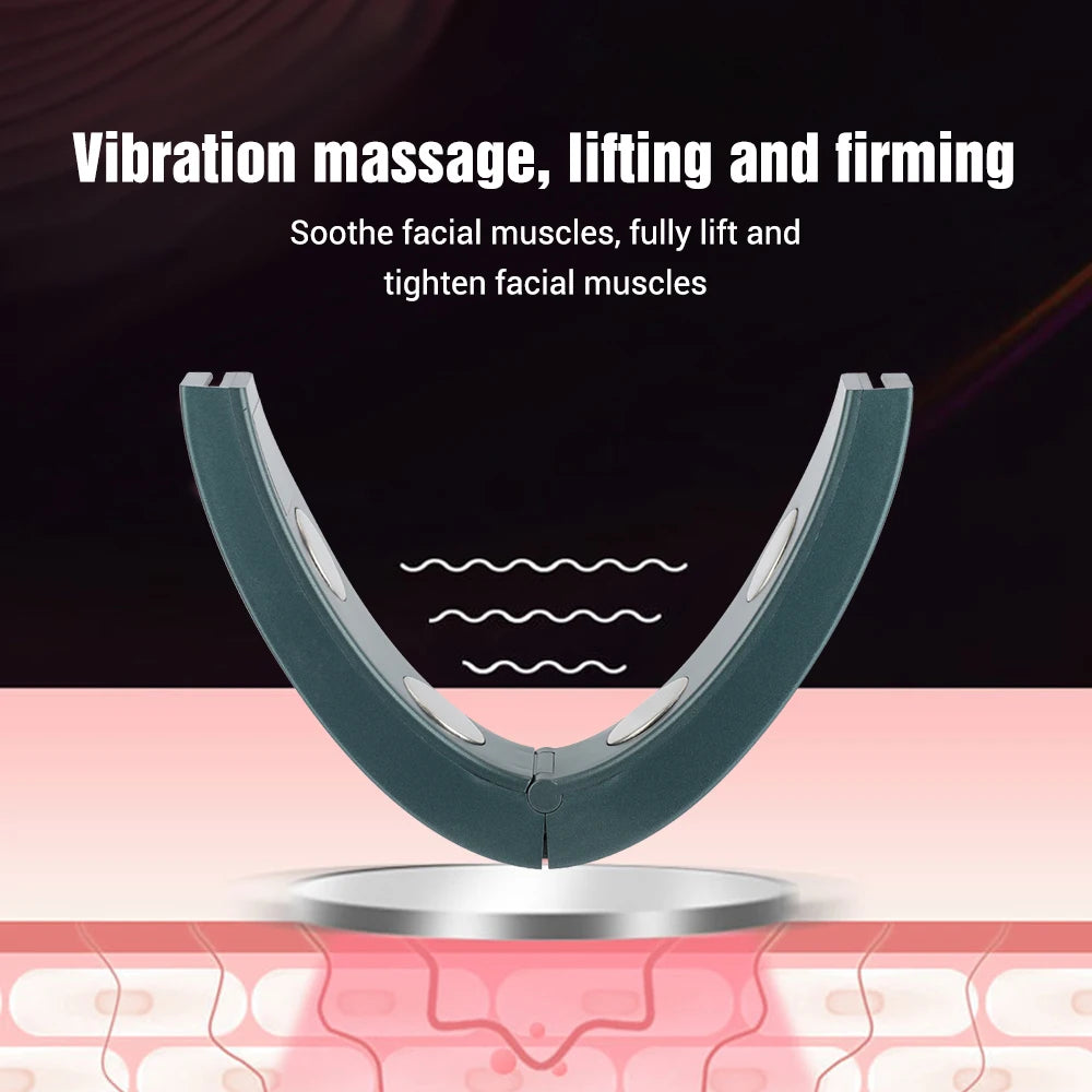 Electric V-face Device Micro-current Face Shaping Machine Face Lifting and Firming Artifact Intelligent Facial Massager