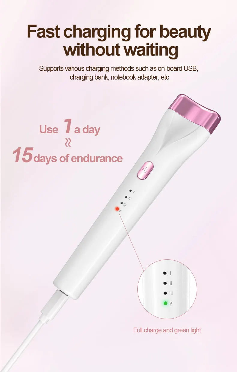 Heated Eyelash Curler Electric 3Modes Eye Lashes Eyelash Grafting Long Lasting Makeup Tools Hot Viewer for hot beulah