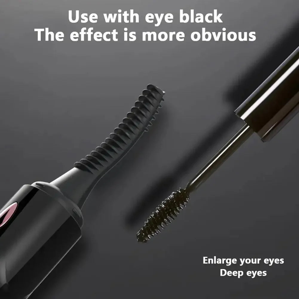Electric Heated Eyelash Curler USB Rechargeable Eyelashes Curler 4 Mode Quick Heating Natural Curler Long Eyelash Lasting Makeup