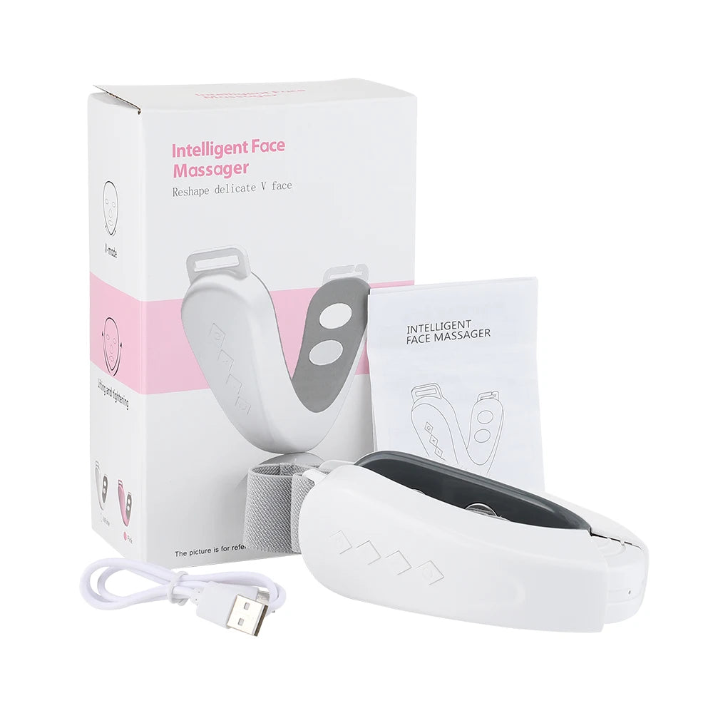 Electric V-face Device Micro-current Face Shaping Machine Face Lifting and Firming Artifact Intelligent Facial Massager
