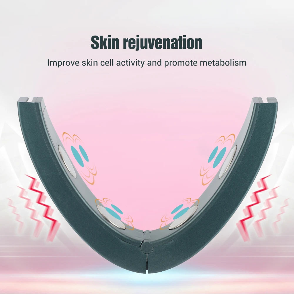 Electric V-face Device Micro-current Face Shaping Machine Face Lifting and Firming Artifact Intelligent Facial Massager