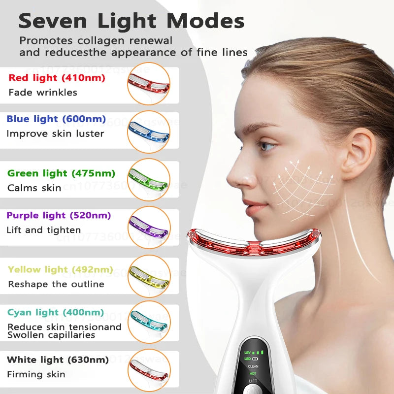 Face Lift EMS Microcurrent Neck Lift Device Slim Massager Facial Lifting Tightening Face Wrinkle Remover Facial Massager