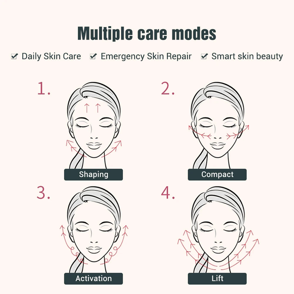Electric V-face Device Micro-current Face Shaping Machine Face Lifting and Firming Artifact Intelligent Facial Massager
