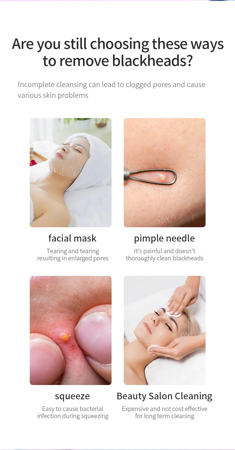 Ultrasonic Skin Scrubber Face Spatula Pore Cleaner Blackhead Remover Facial Lifting Ion Deep Cleansing Beauty Device For Home Us
