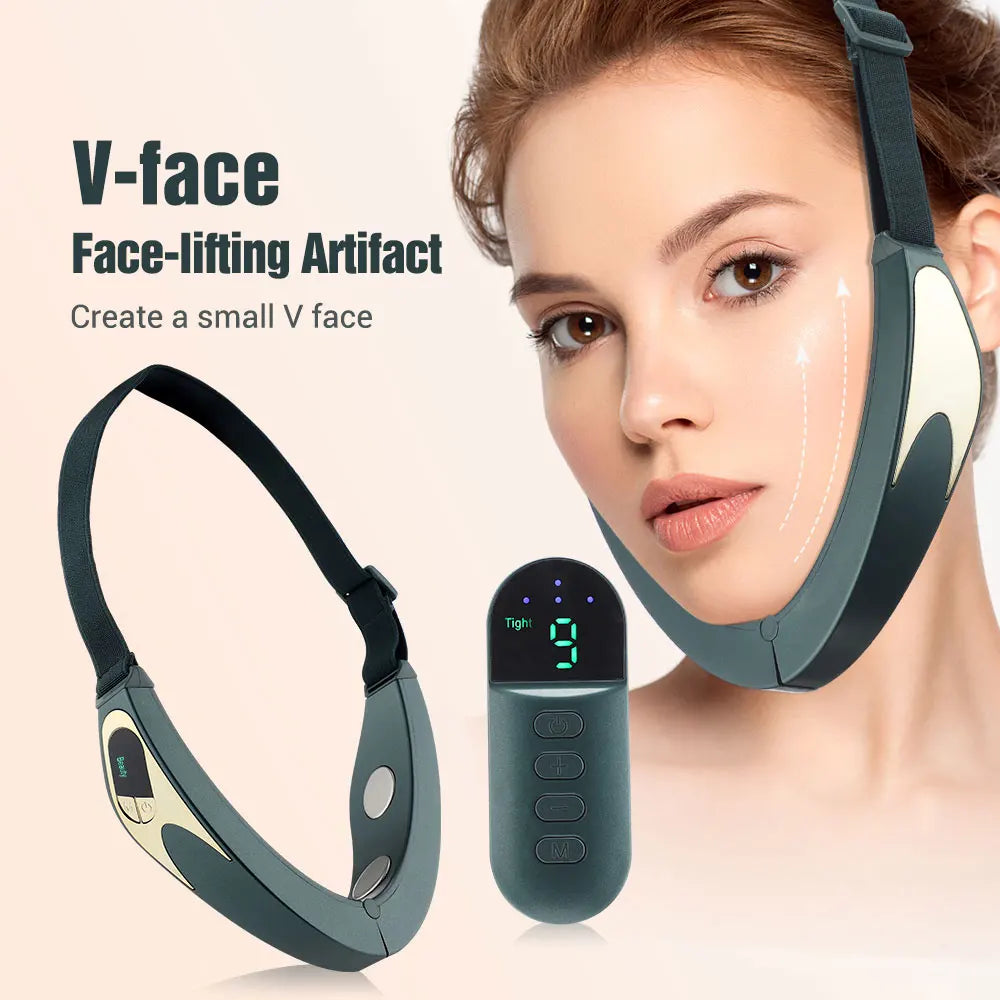 Electric V-face Device Micro-current Face Shaping Machine Face Lifting and Firming Artifact Intelligent Facial Massager
