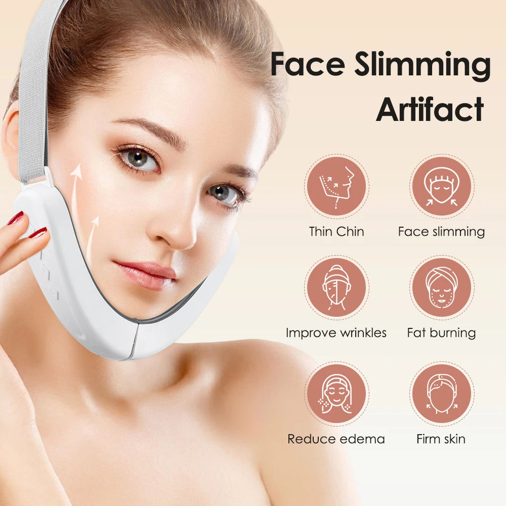 Electric V-face Device Micro-current Face Shaping Machine Face Lifting and Firming Artifact Intelligent Facial Massager