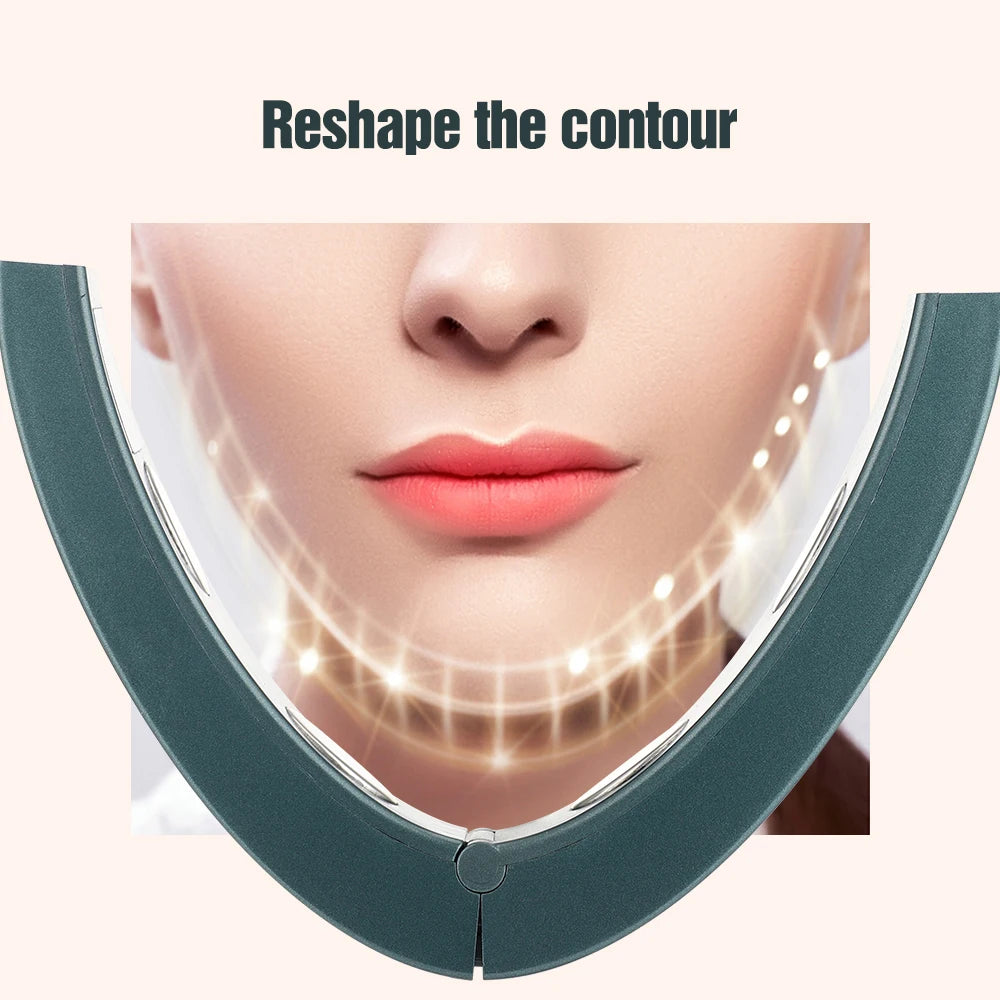 Electric V-face Device Micro-current Face Shaping Machine Face Lifting and Firming Artifact Intelligent Facial Massager