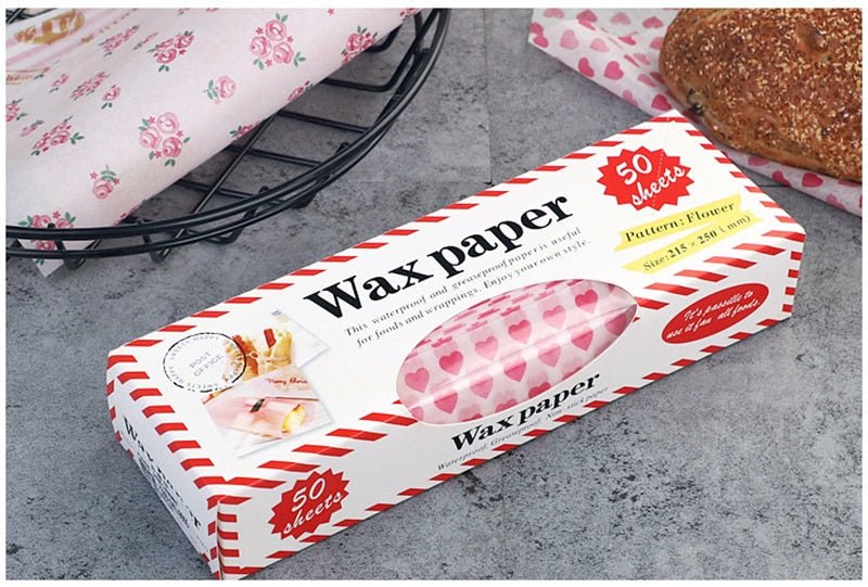 50Pcs/Lot Wax Paper Food Grade Grease Paper Food Wrappers |Wrapping Paper For Bread Sandwich Burger Fries | Oilpaper Baking Tools image 24