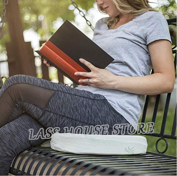 Orthopedic Hemorrhoid Seat Cushion Memory Foam Car Seat Cushion Set Slow Rebound Office Chair Waist Support Coccyx Pain Relief image 3