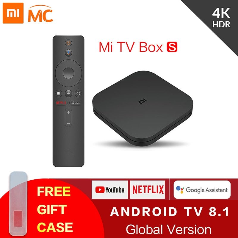 Original Global Xiaomi Mi TV Box WIFI Google Cast Netflix Set Mi Box 4 Media Player image 1
